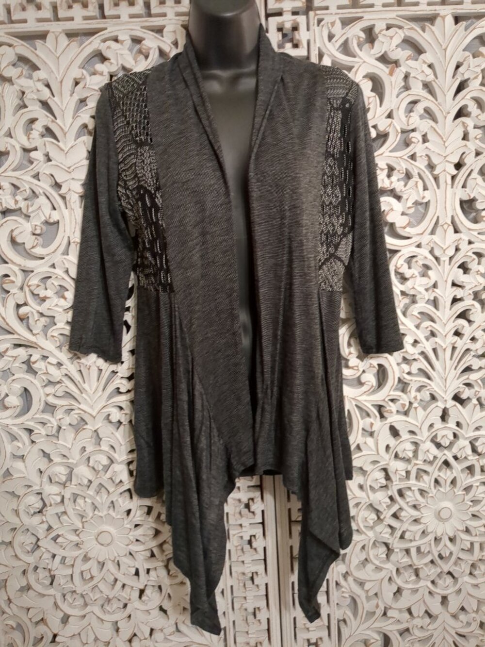 🔆💢🕸💢🔆 P2P 20" Boho Half Sleeve Lace Vest